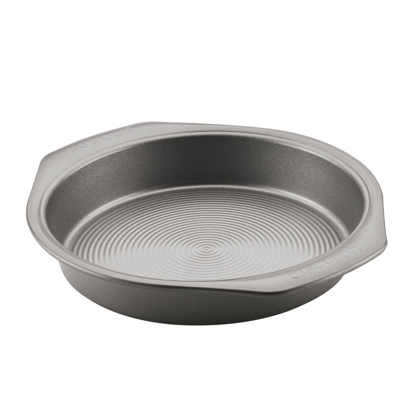 Circulon Bakeware Nonstick Round Cake Pan, 9-Inch, Gray