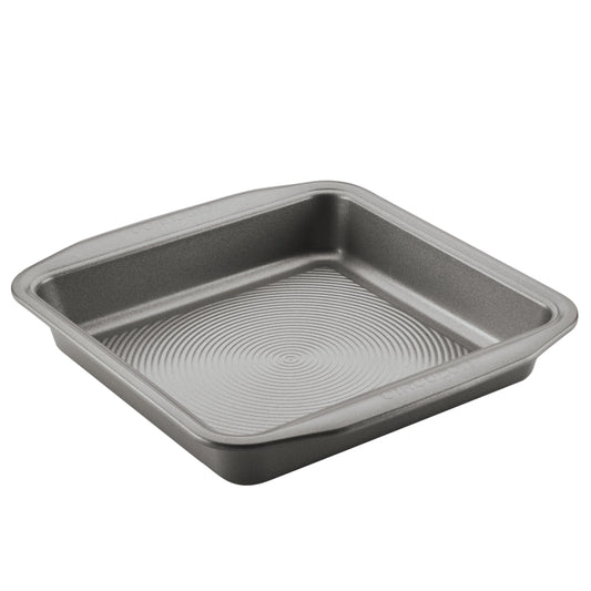 Circulon Bakeware Square Nonstick Cake Pan, 9-Inch, Gray