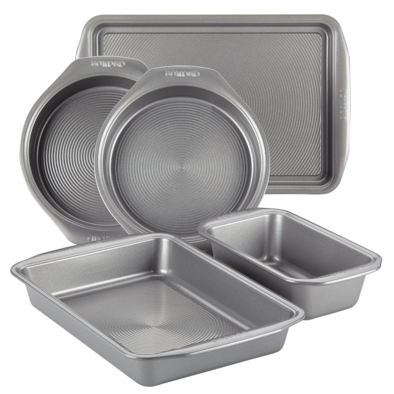 Circulon Bakeware Nonstick Set, 5-Pieces, Gray