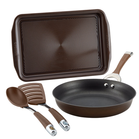 Circulon Symmetry Chocolate 4 Piece Weeknight Set