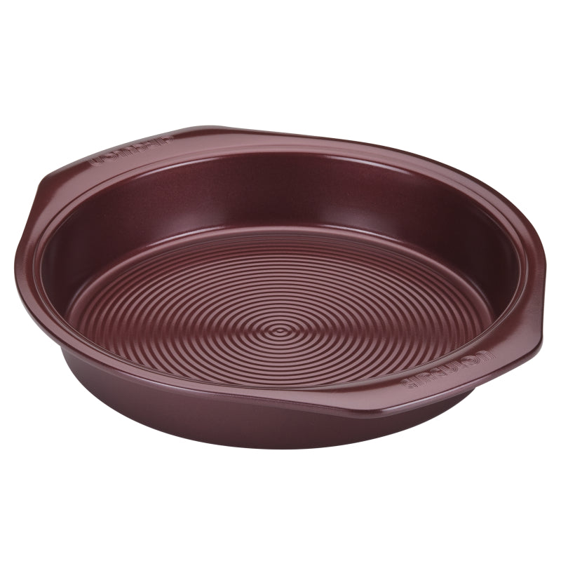 Circulon Bakeware Nonstick Round Cake Pan, 9-Inch, Merlot