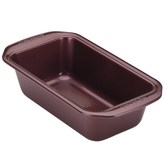 Circulon Nonstick Bakeware 9-Inch x 5-Inch Loaf Pan, Merlot