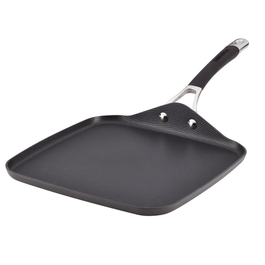Circulon Momentum Hard-Anodized Nonstick 11-Inch Square Griddle, Gray