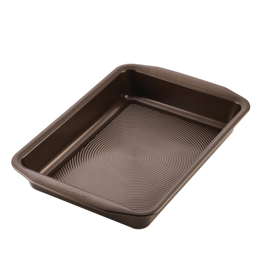 Circulon Bakeware Nonstick Rectangular Cake Pan, 9-Inch x 13-Inch, Chocolate Brown