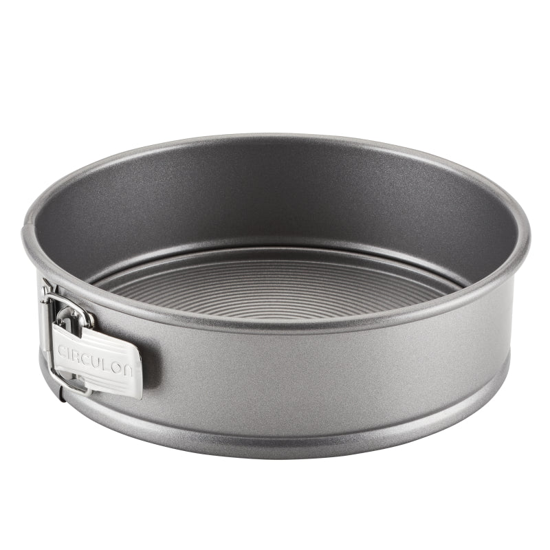 Circulon Bakeware Nonstick Springform Pan, 9-Inch, Gray