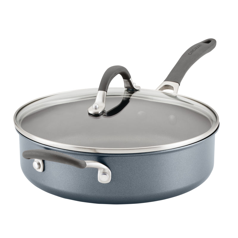 Circulon A1 Series with ScratchDefense Nonstick Induction Sauté Pan with Lid, 5-Quart, Graphite