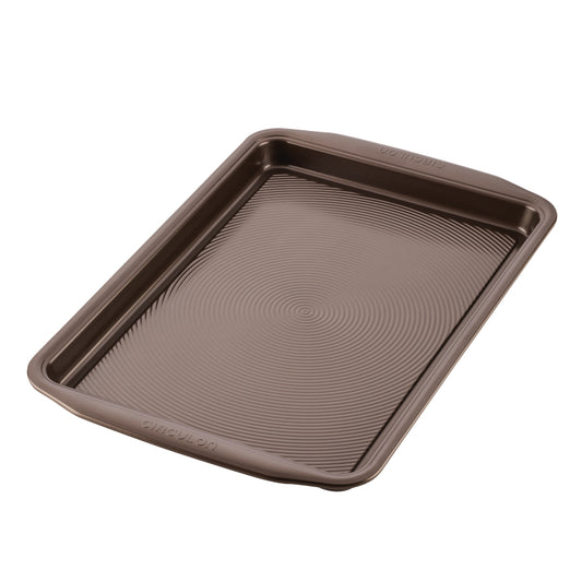 Circulon Bakeware Nonstick Cookie Pan, 10-Inch x 15-Inch, Chocolate Brown