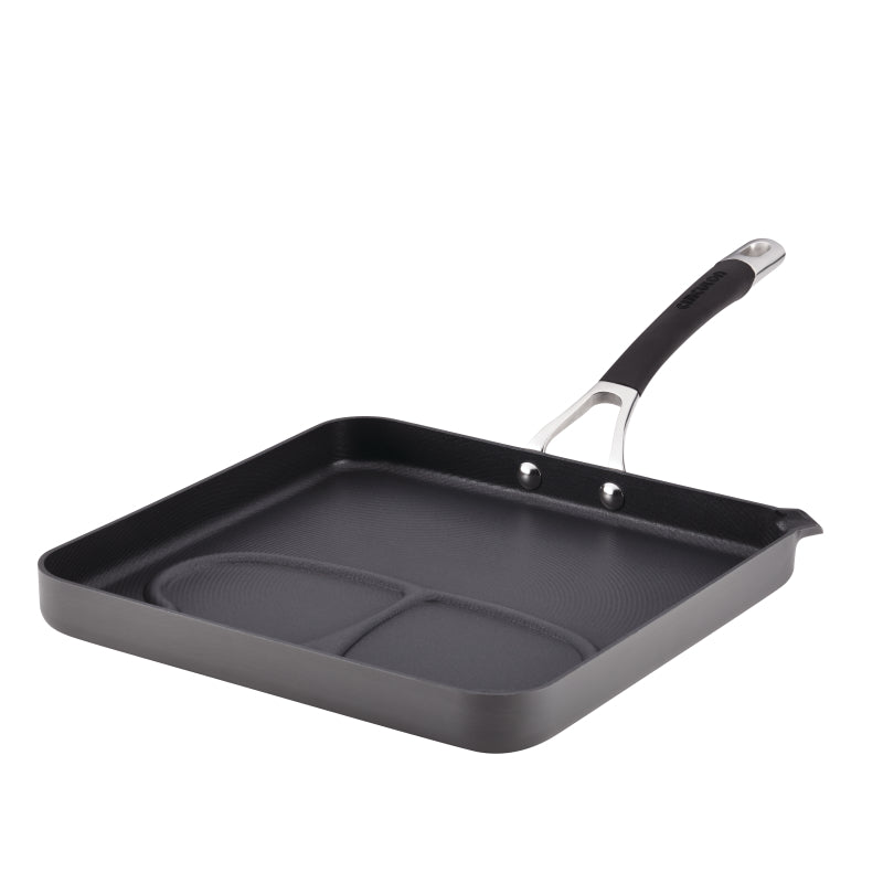 Circulon 11" Square Griddle Gray